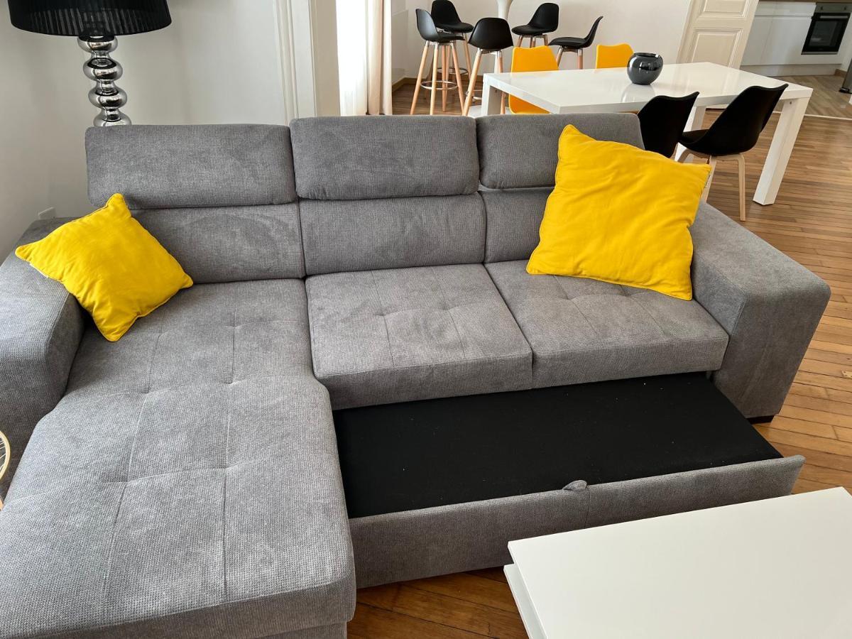 Chic Appartement Type 4 / Parking Prive Реймс Екстериор снимка