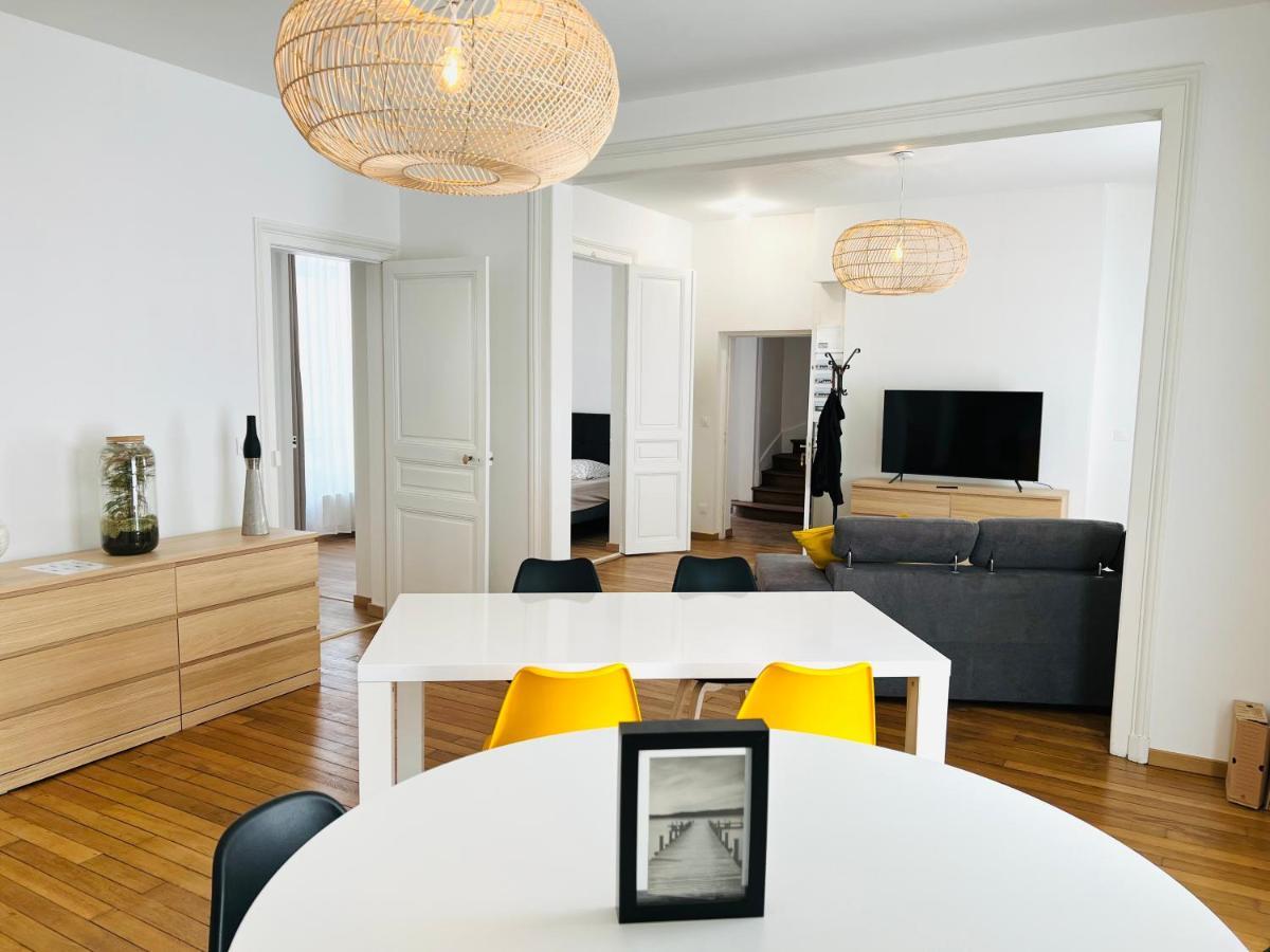 Chic Appartement Type 4 / Parking Prive Реймс Екстериор снимка