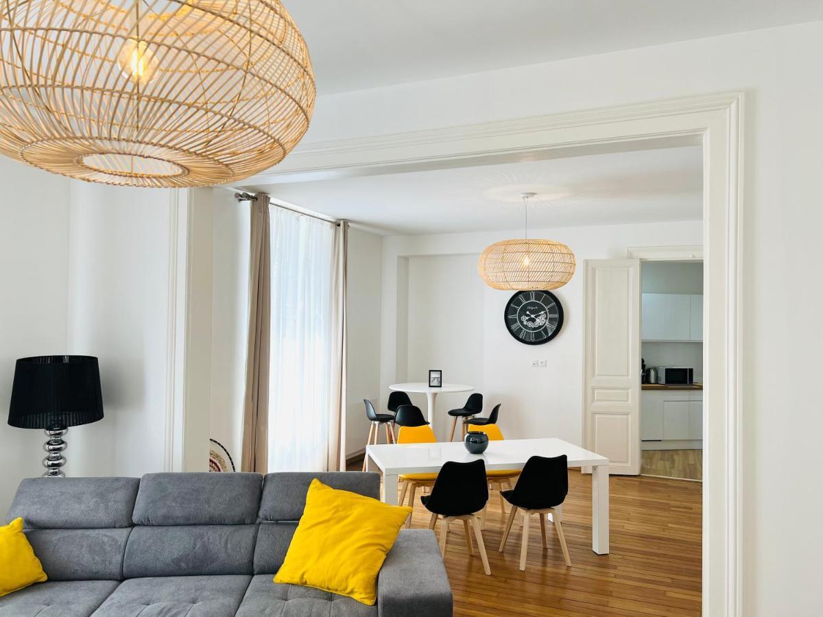 Chic Appartement Type 4 / Parking Prive Реймс Екстериор снимка